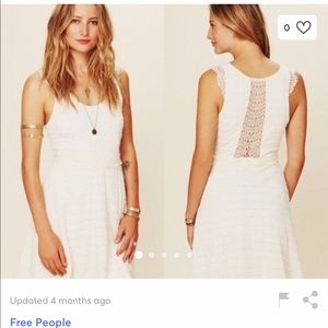 Free People cream dress